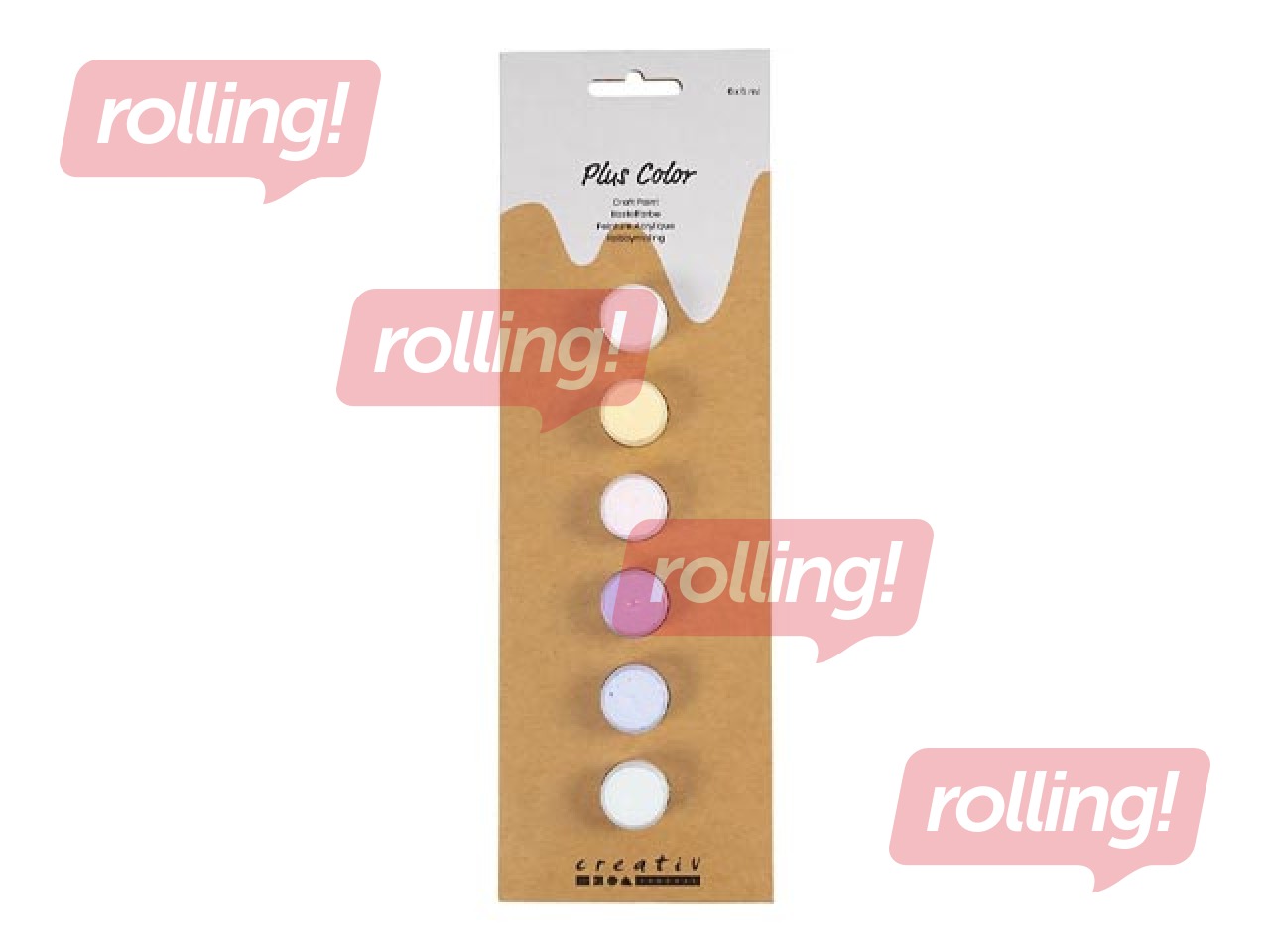 Акриловые краски Creativ Company, пастельные оттенки, 6x5мл