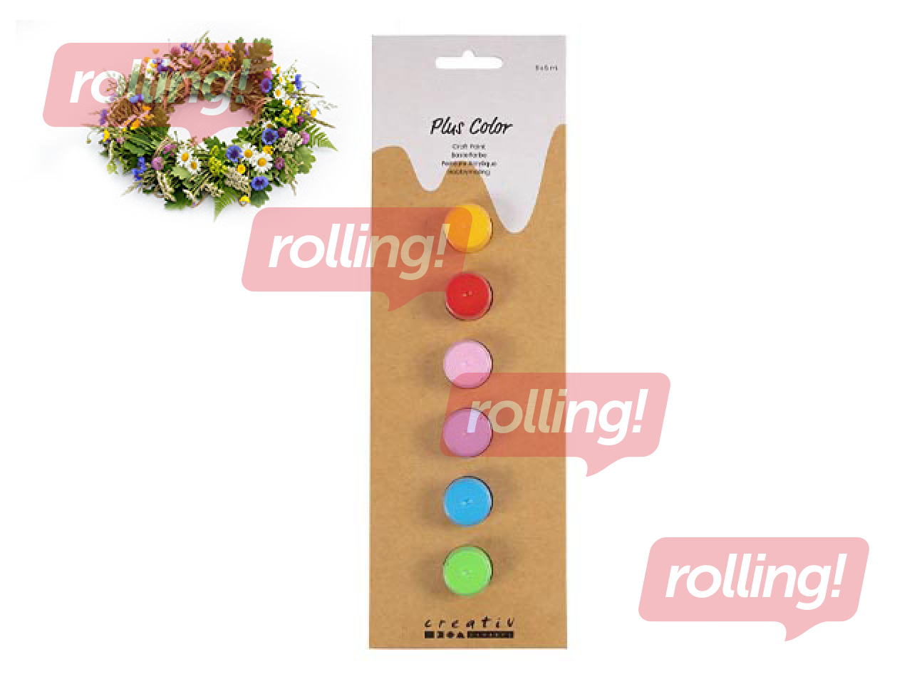 Akrila krāsas Creativ Company, 6х5ml +Līgo dāvana!