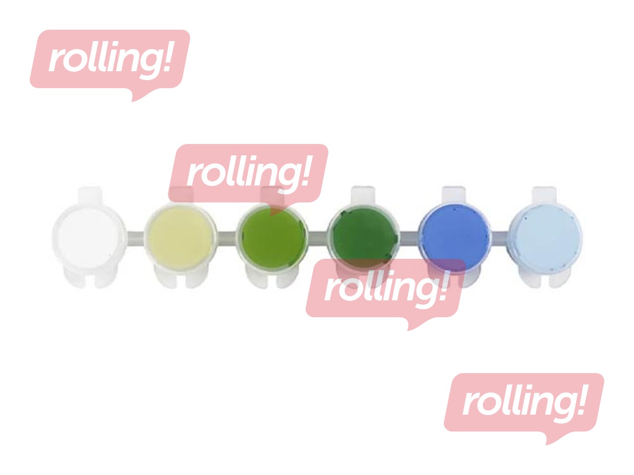 Akrila krāsas Creativ Company, zili un zaļi toņi, 6х5ml