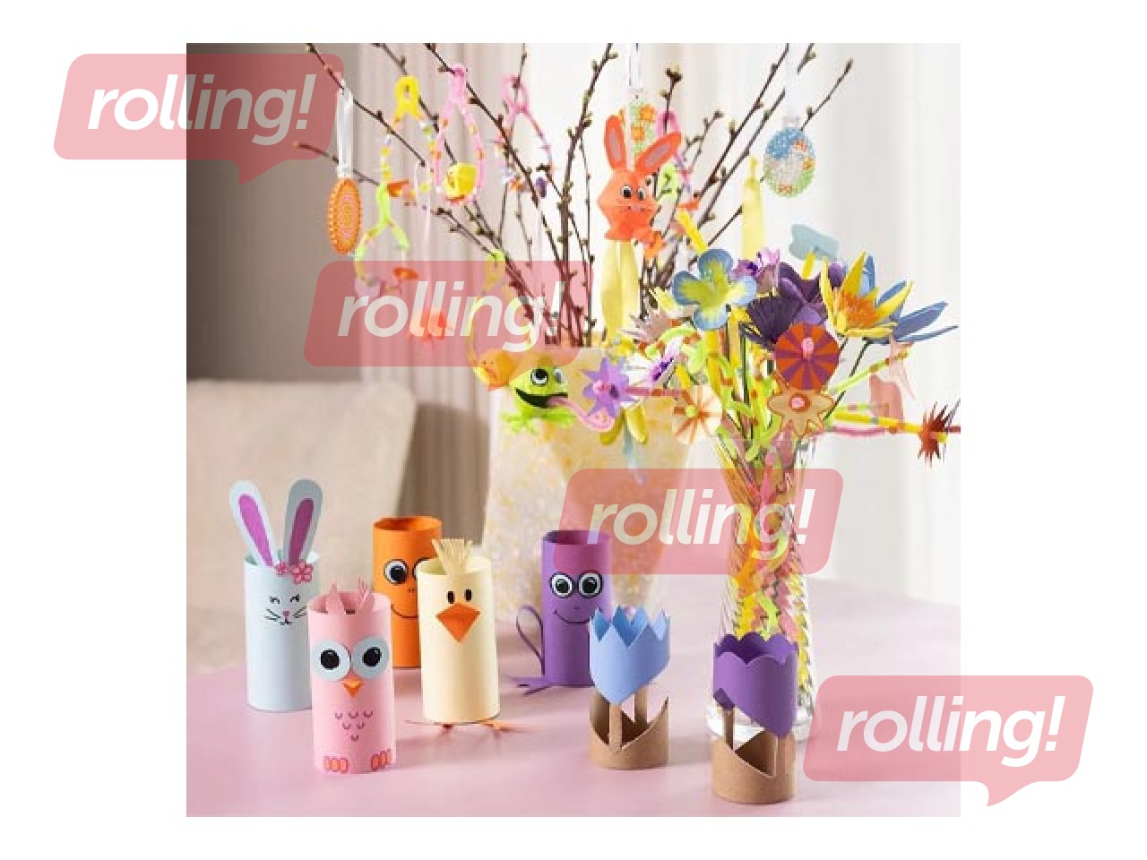 Akrila krāsas Creativ Company, zili un zaļi toņi, 6х5ml