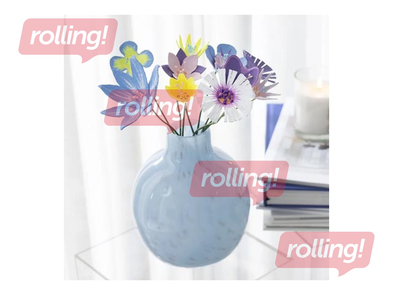 Akrila krāsas Creativ Company, zili un zaļi toņi, 6х5ml