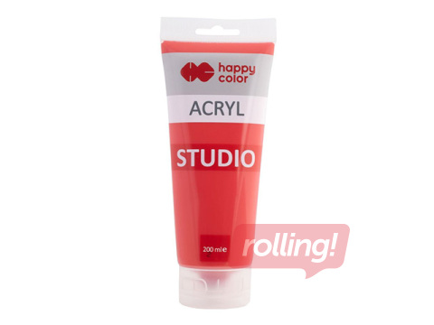 Akrila krāsa Happy Color, Studio, sarkana, 200ml