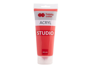 Akrila krāsa Happy Color, Studio, sarkana, 200ml