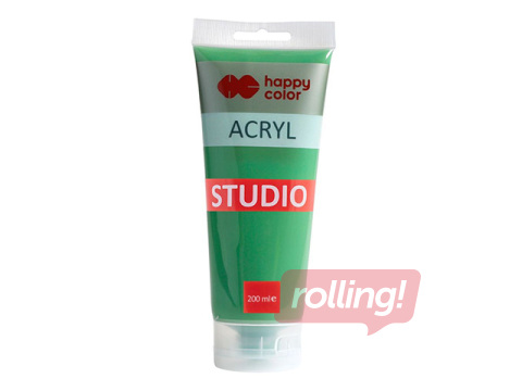 Akrila krāsa Happy Color, Studio, zaļa, 200ml