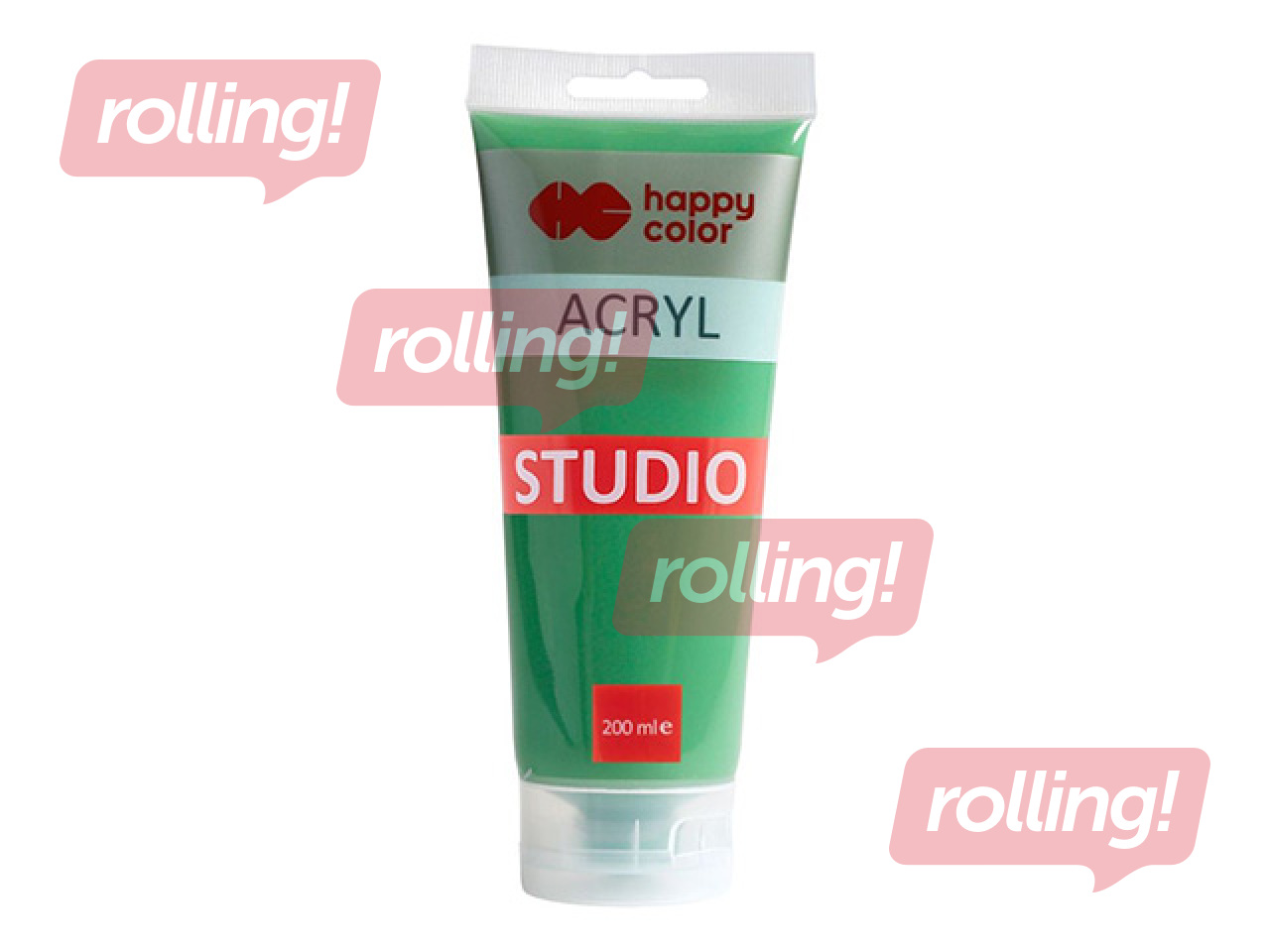Akrila krāsa Happy Color, Studio, zaļa, 200ml