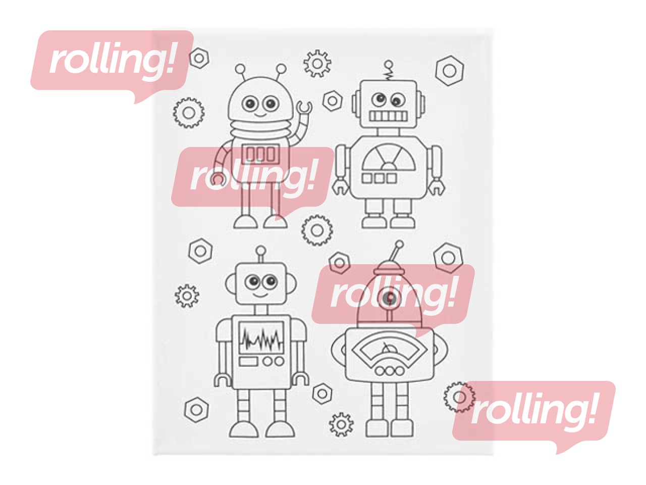 Kanva, Robots, 24x30cm