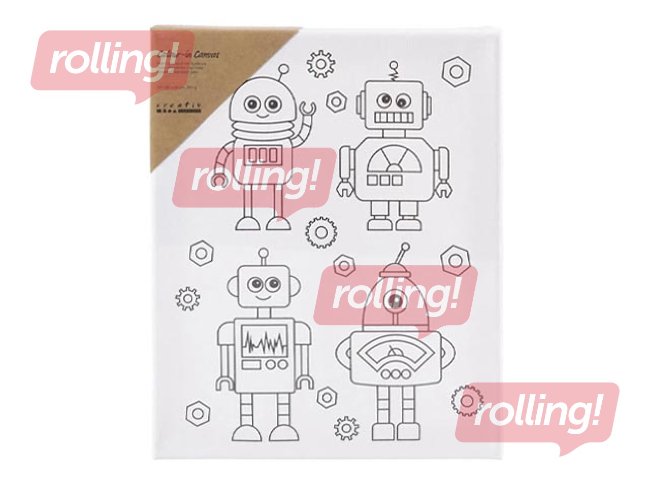 Kanva, Robots, 24x30cm