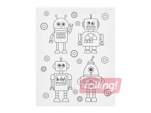 Холст, Робот, 24x30см