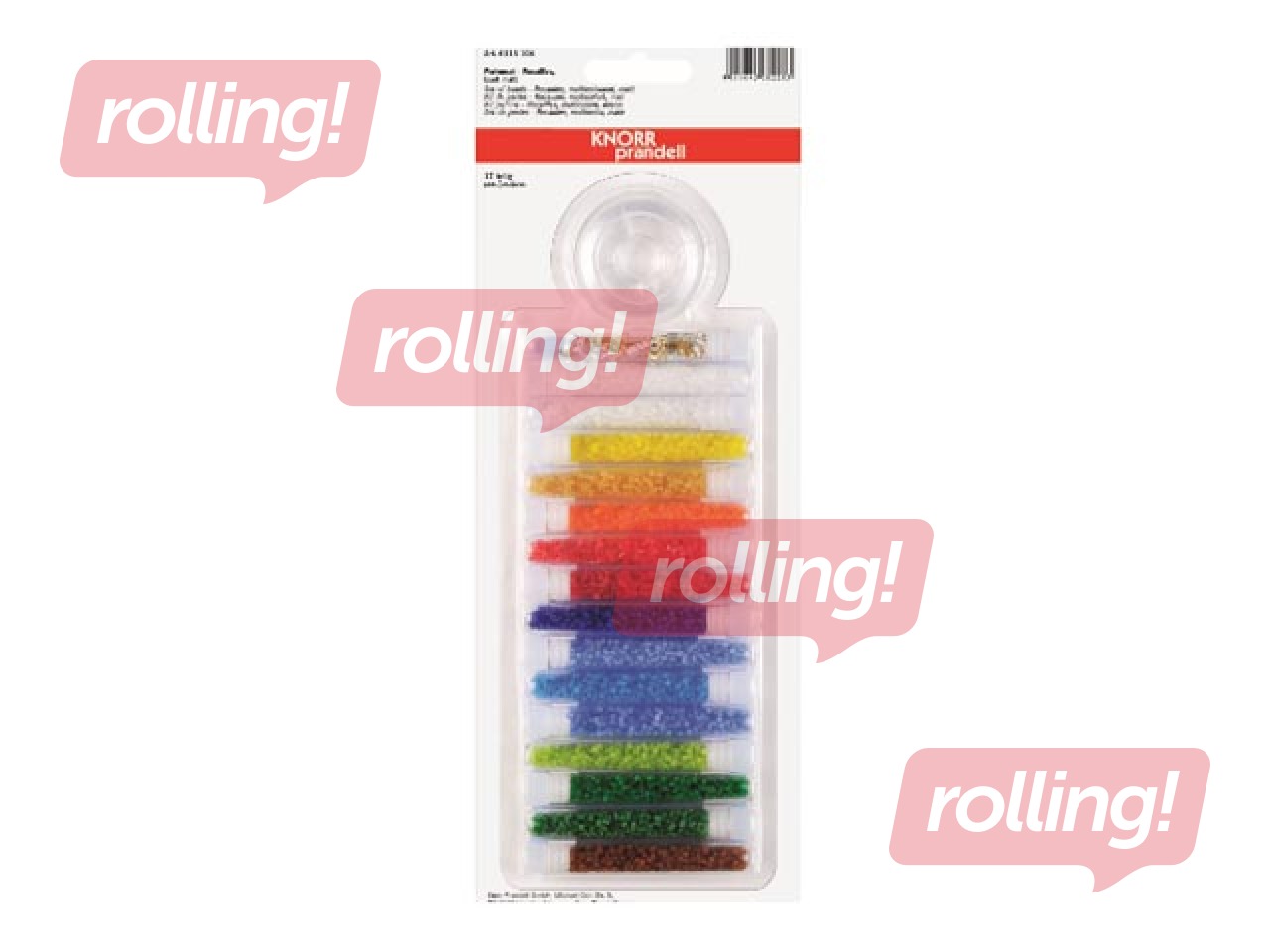 Pērlīšu izlase 2.5mm ar piederumiem, matētas