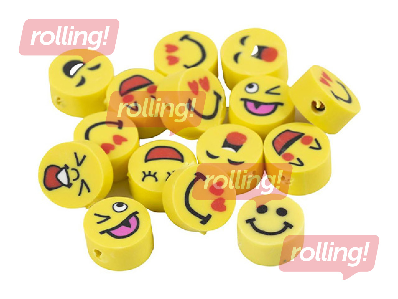 Figūras Smaidiņi, d=10mm, 60gb