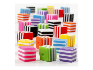 Plastmasas pērlīšu izlase Multi Mix, dažādas krāsas, 110ml