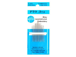Embroidery needles (5/ 10), 16 pcs.