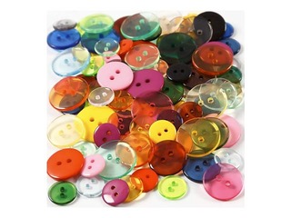 Button mix, 100 pcs.