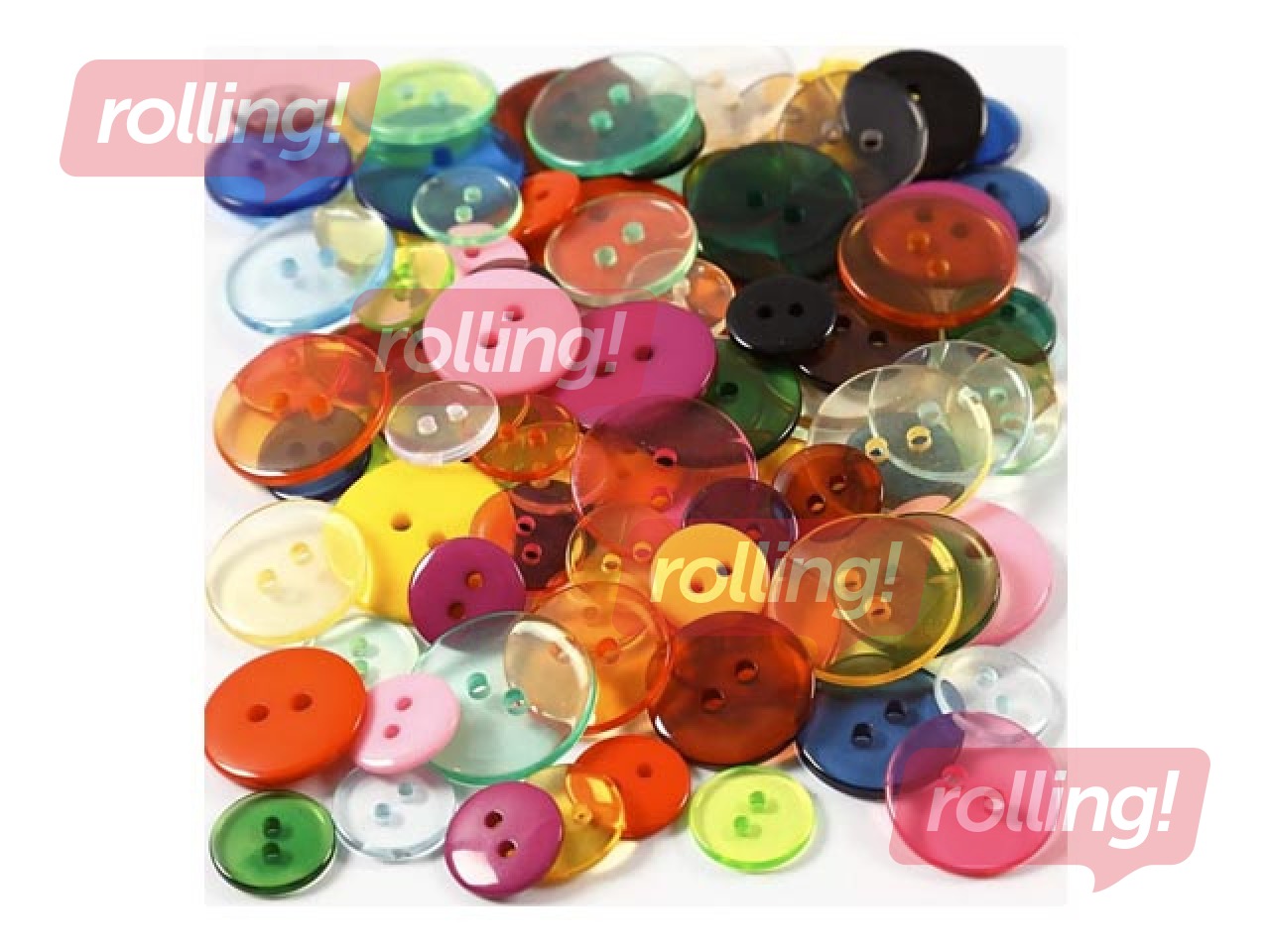 Button mix, 100 pcs.
