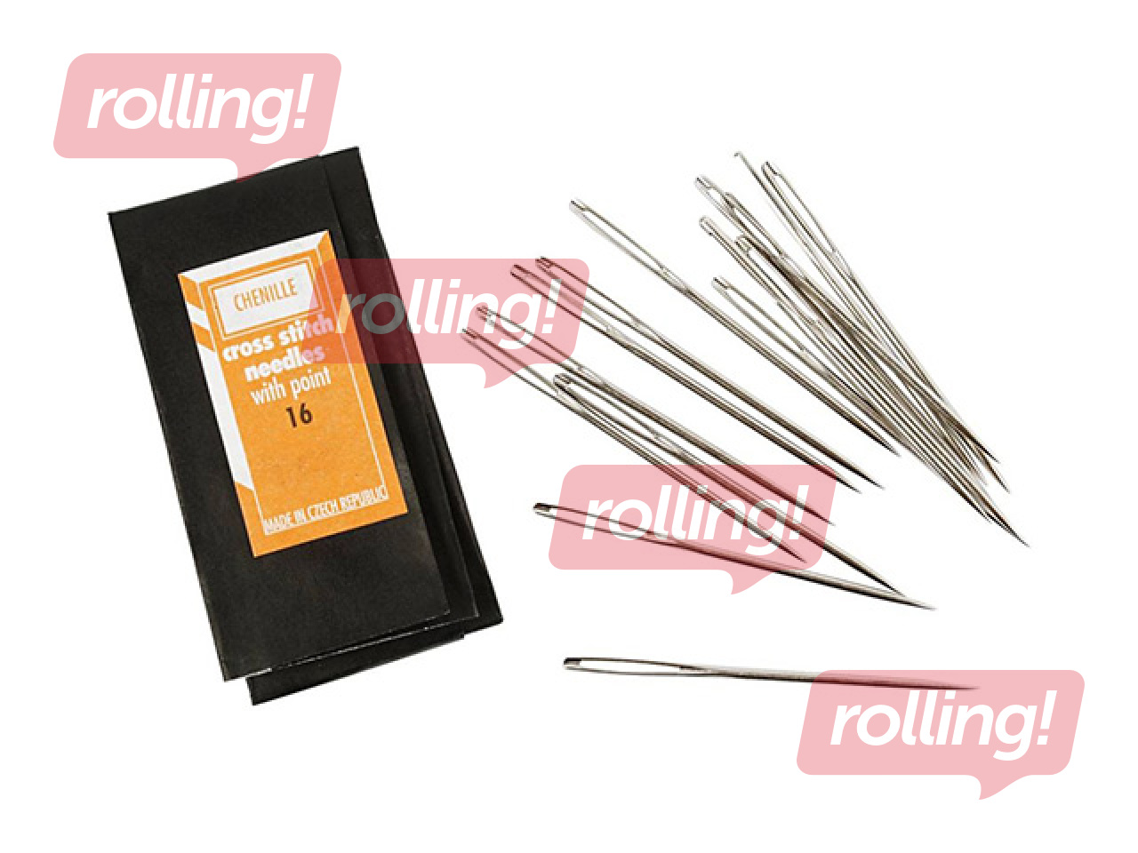 Cross Stitch Needles, 1.6x55mm, 25pcs.