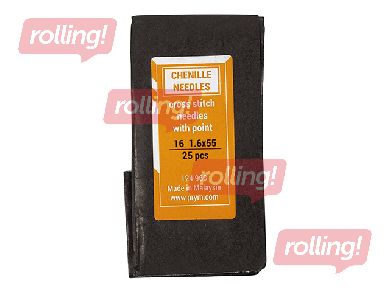 Izšūšanas adatas (lāpāmadatas), 1,6x55mm, 25gab.