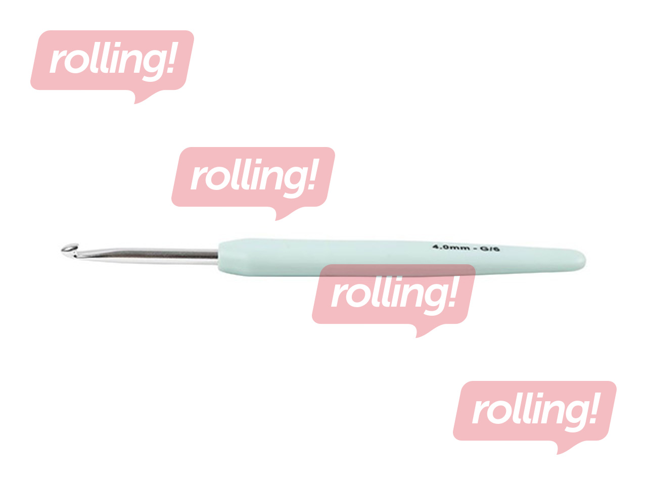Crochet hook, No.4, 4mm, 13.3cm