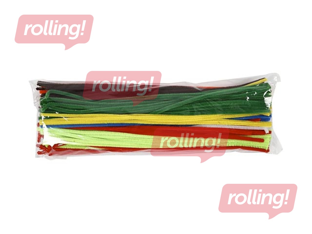 Chenille stems (pipe cleaners), 0.6 x 45cm, 200pcs., assorted