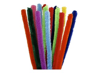Палочки синели (пушистая проволока), 1,5 х 30см, 15 шт., ассорти