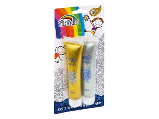 Dekoratīvā līme Fiorello, zelta un sudraba, 75ml x 2 gab.