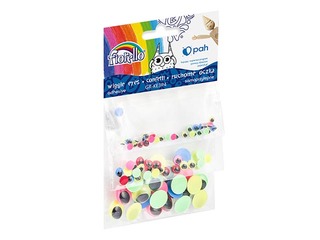 Moving eyes Fiorello, different sizes, self-adhesive, colorful