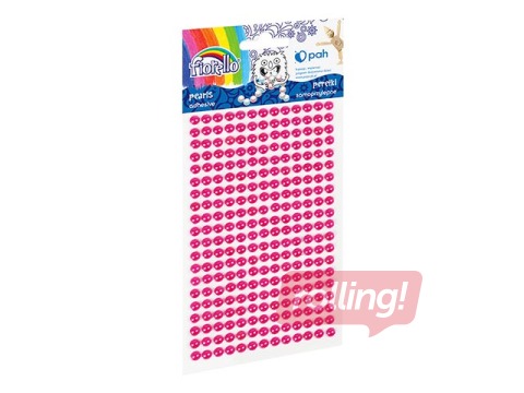 Self adhesive pearls, rose