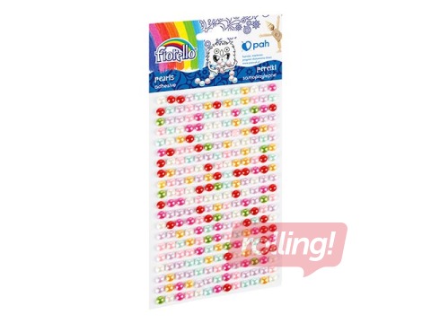 Self adhesive pearls, mixed