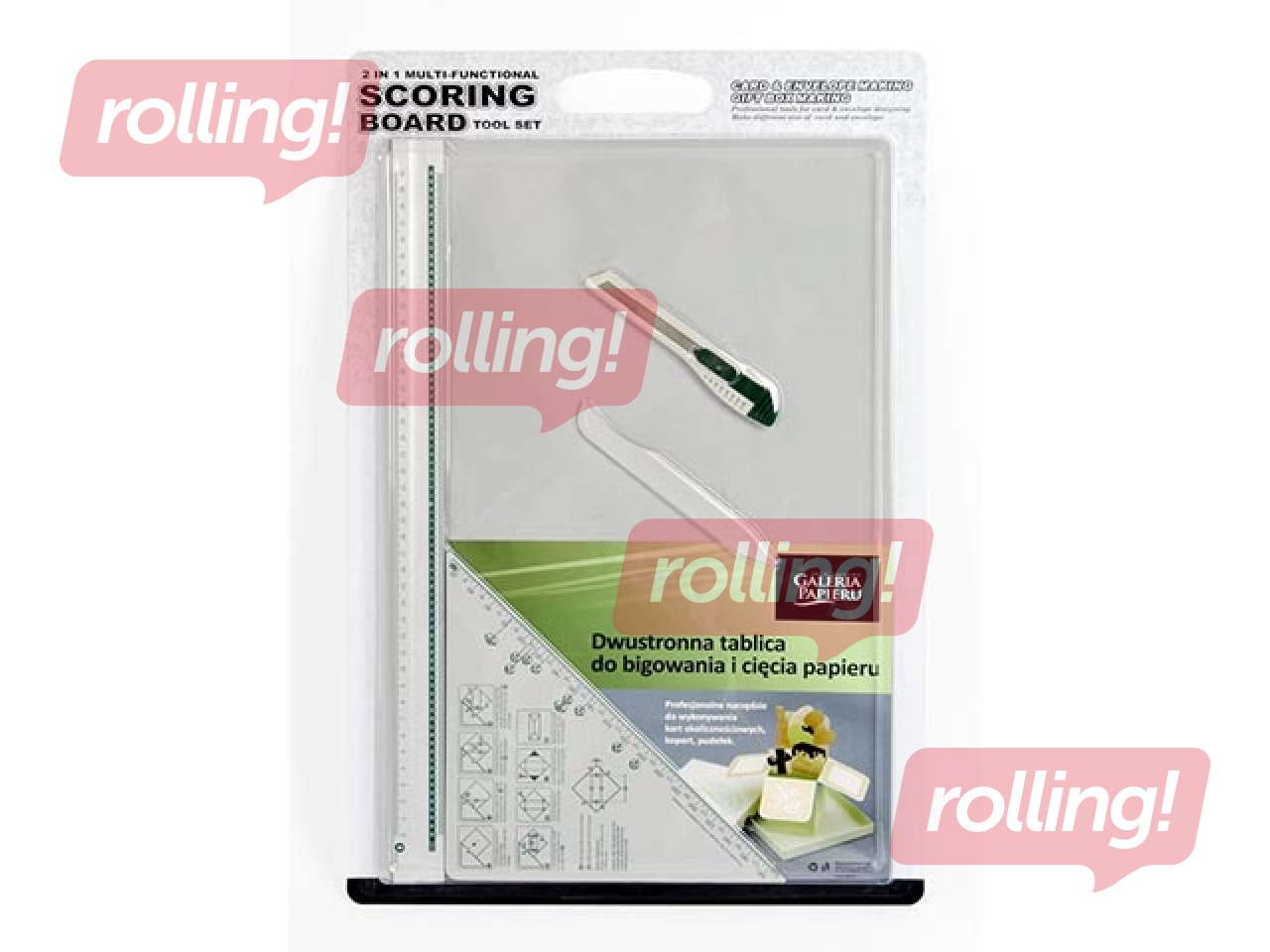 Komplekts papīra locīšanai un griešanai