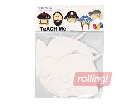Pirātu maskas, 16 gab.