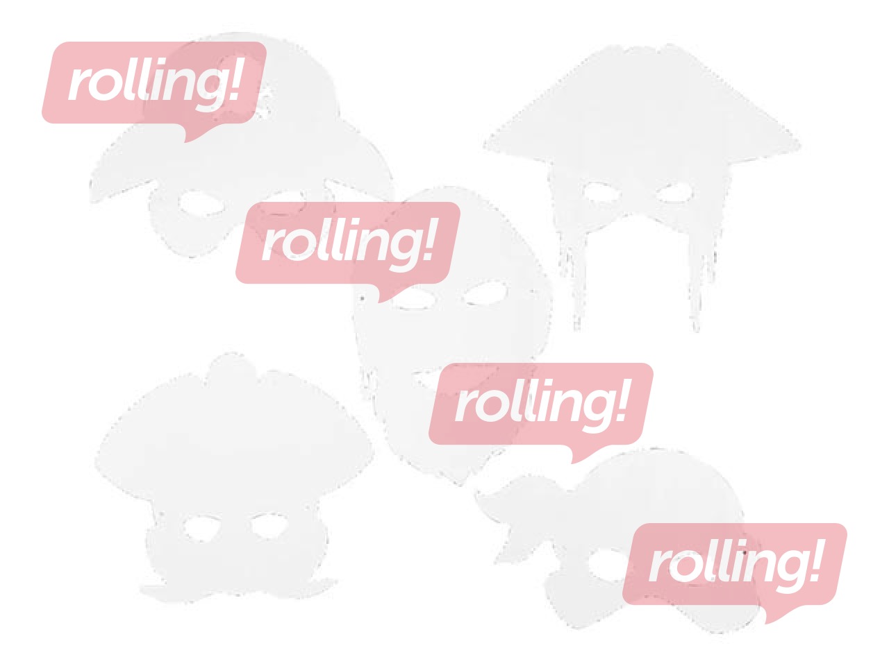 Pirātu maskas, 16 gab.