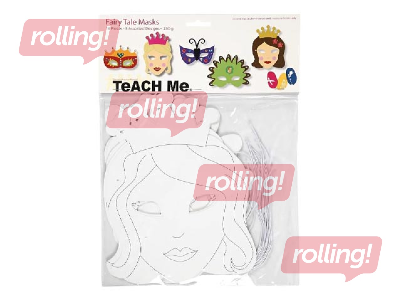 Pasaku tēlu maskas, 16 gab.