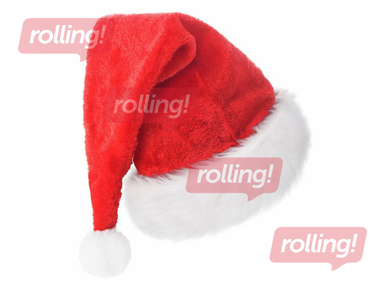 Шапка Деда Мороза Springos, ~60см