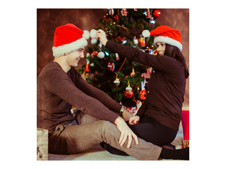 Шапка Деда Мороза Springos, ~60см