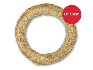 Pamatne Adventes vainagam, no salmiem, ⌀30cm