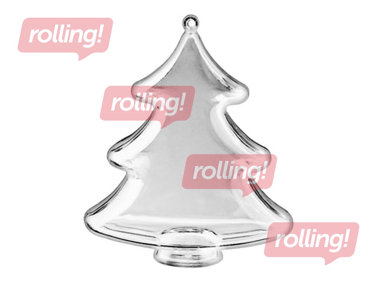 Akrila eglīte, 2 daļas, 10 cm