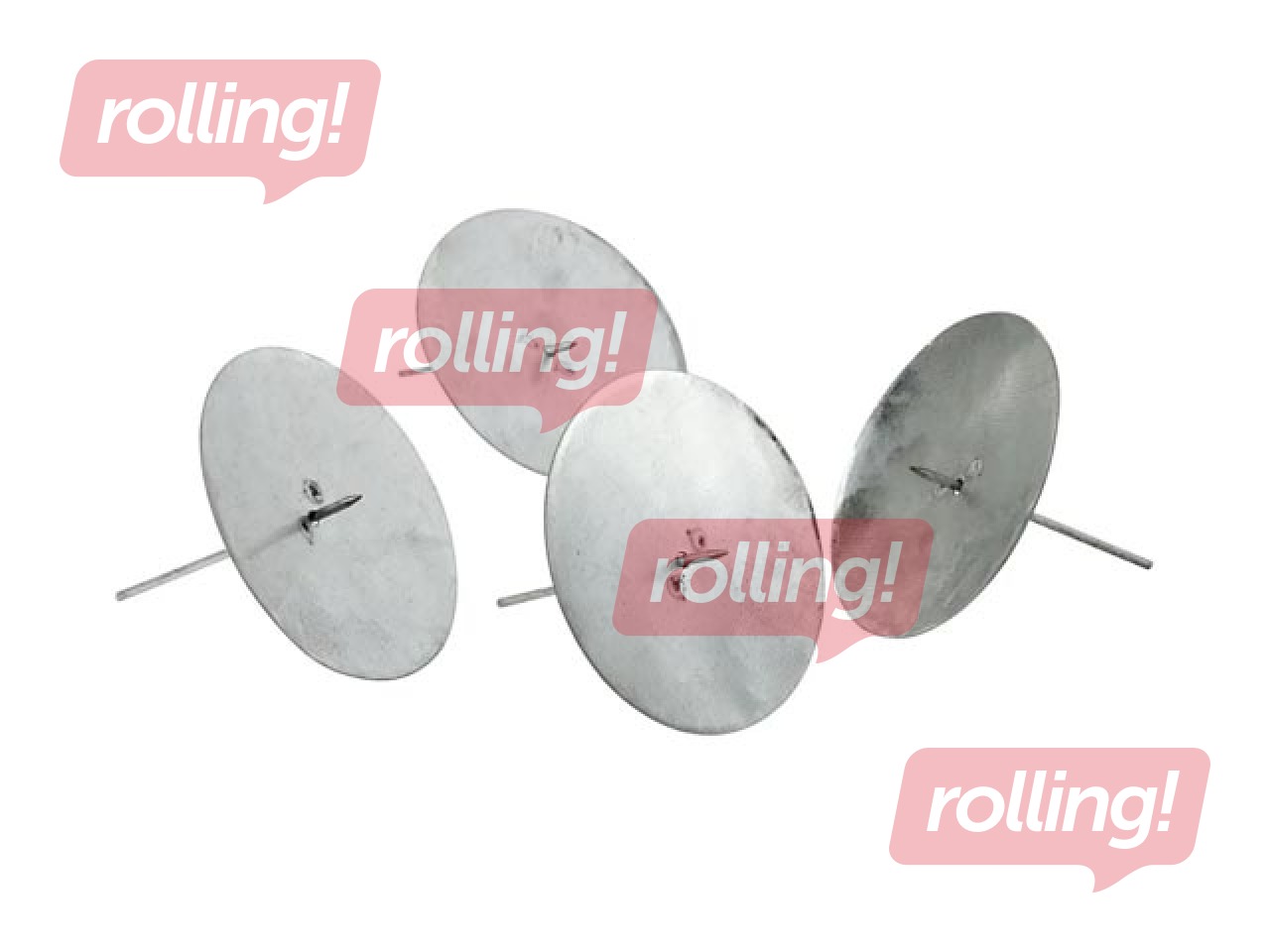 Подсвечники для адвентского венка с иголкой, ⌀7см, 4 шт.