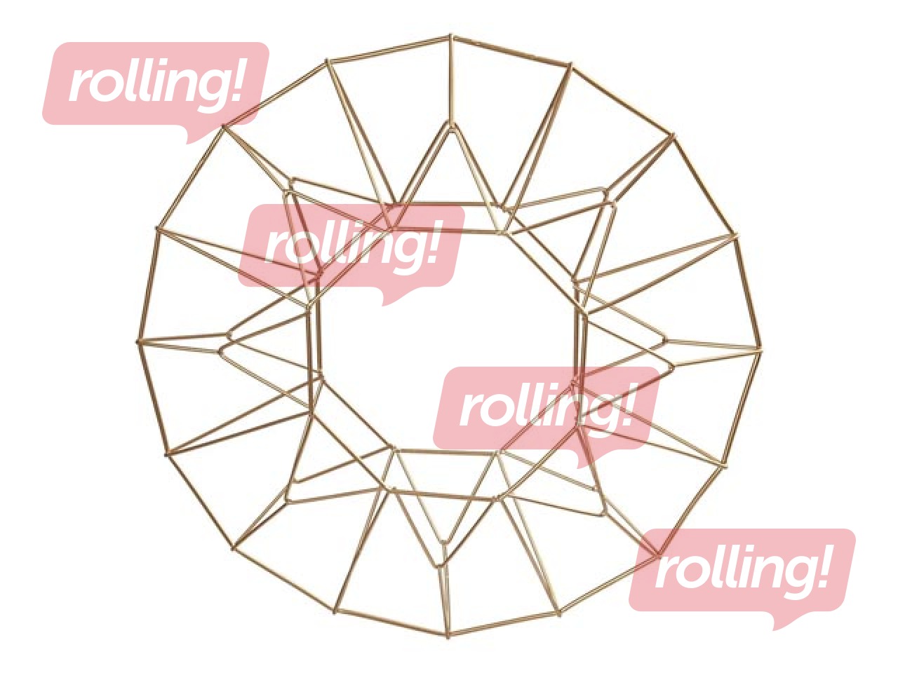 Hanging ornament Christmas ring