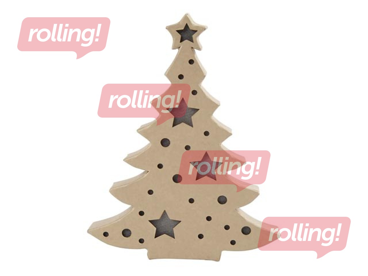 Рождественский световой декор - елка