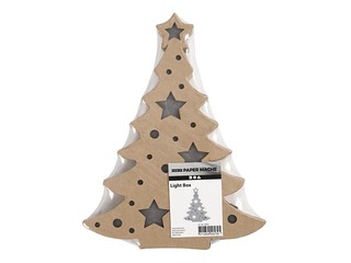 Ziemassvētku gaismas dekors - eglīte