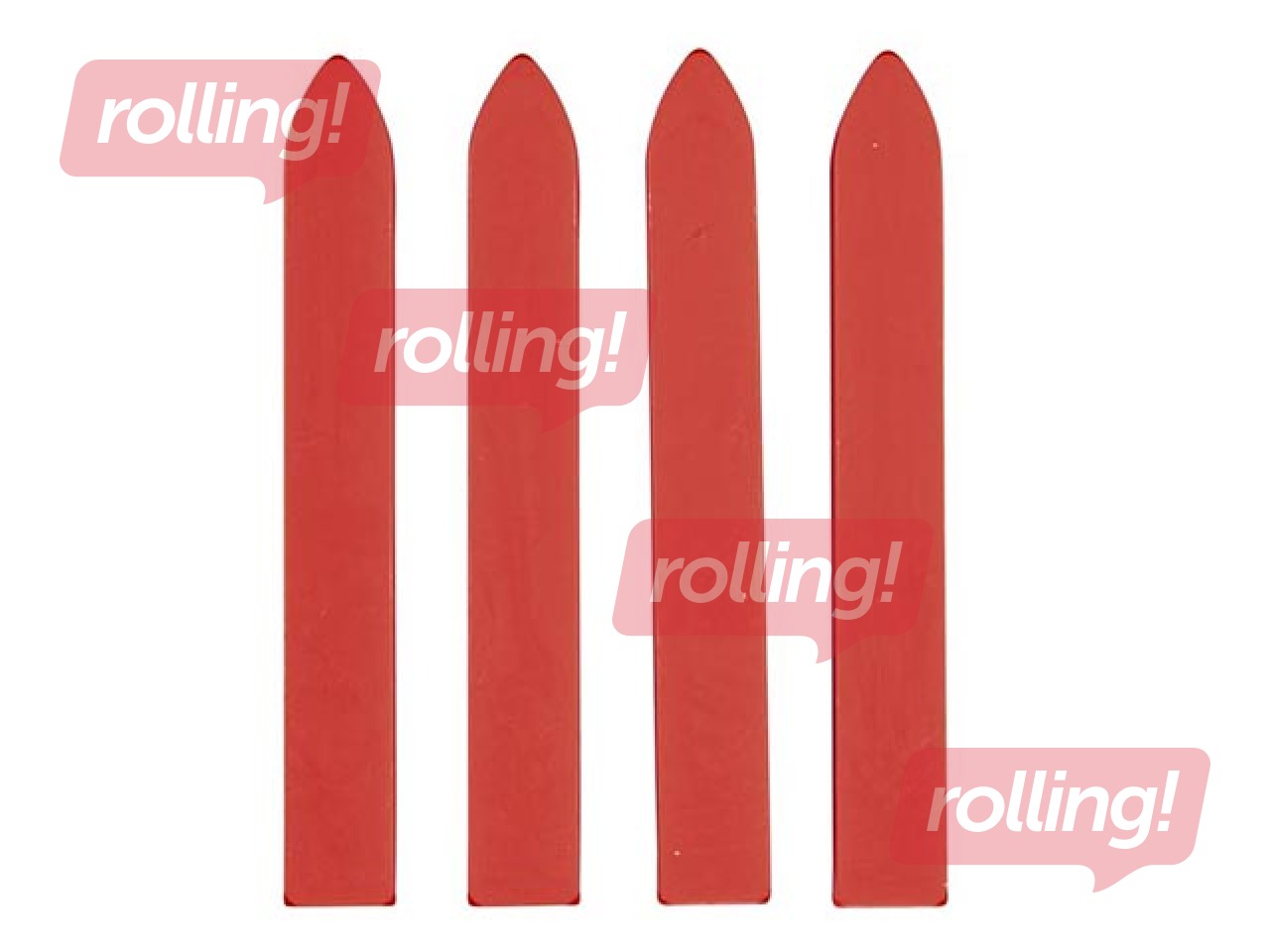 Sealing wax, 4 pcs, classic red
