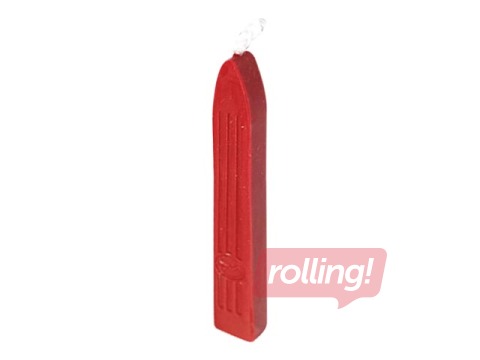 Sealing wax wicks, 9.7 cm, 1 pcs, classic red