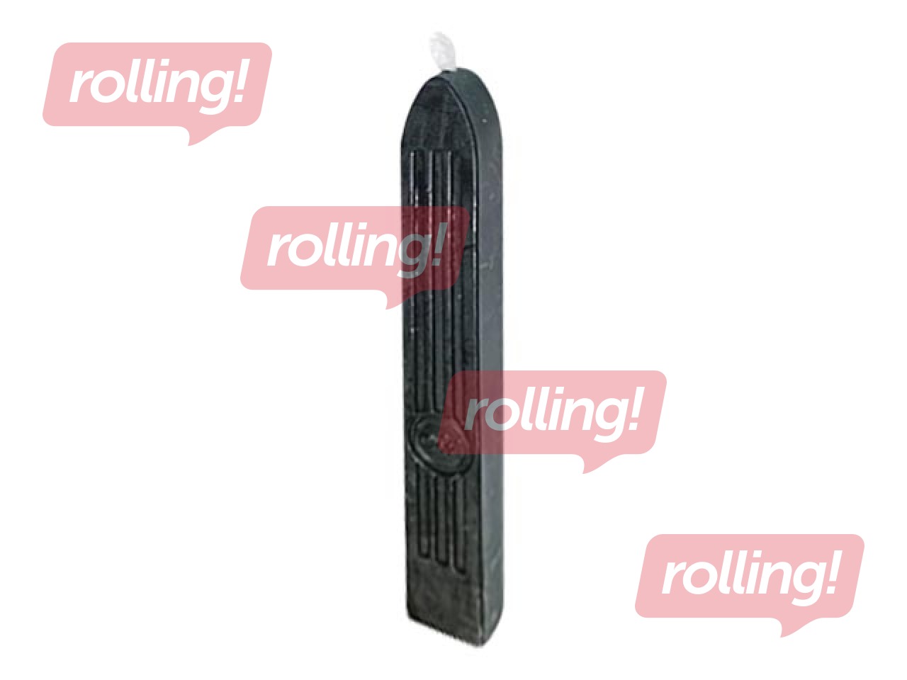 Zīmogu vasks (ar dakti), 9.7cm,1gab, melns