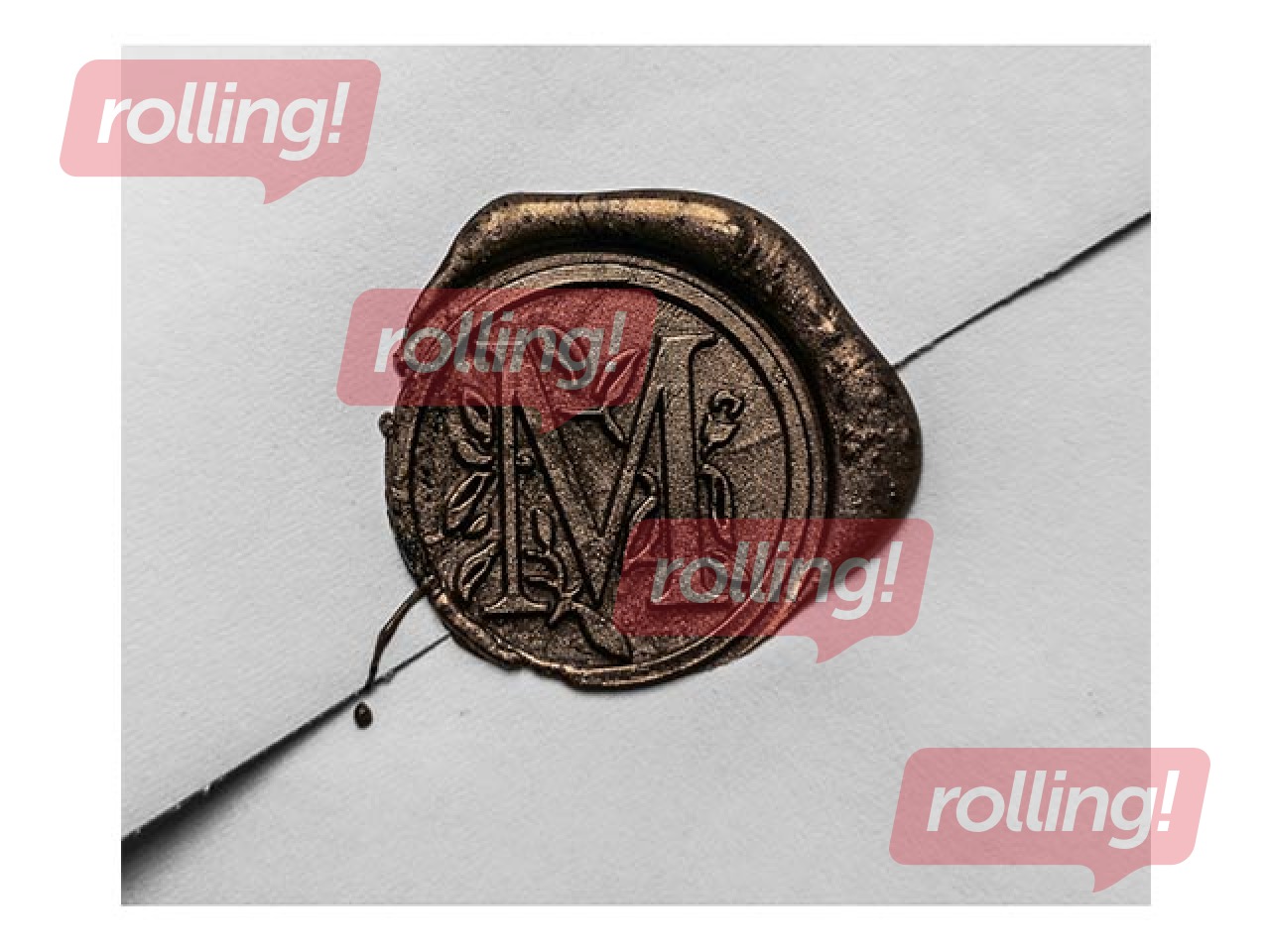 Zīmogu vasks (ar dakti), 9.7cm,1gab, melns