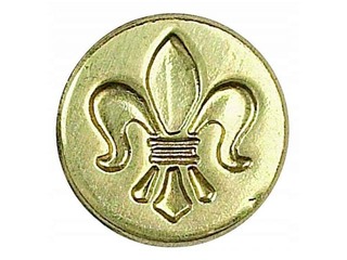 Vaska spiedoga komplekts (D:1.7cm) un zīmogu vasks 9.7cm, sarkans