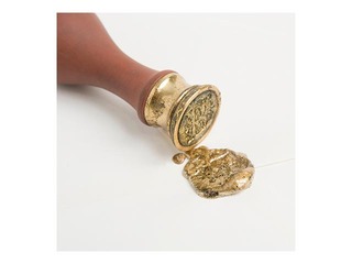 Līmes zīmogu vasks, 9.7cm,1gab, zelta