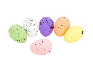 Decorative eggs, 25/35mm, 24 pcs., 6 colors
