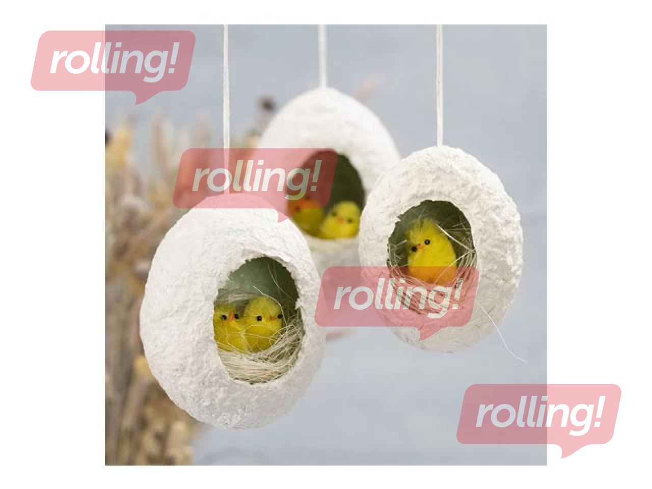 Декоративные цыплята, 12 шт.