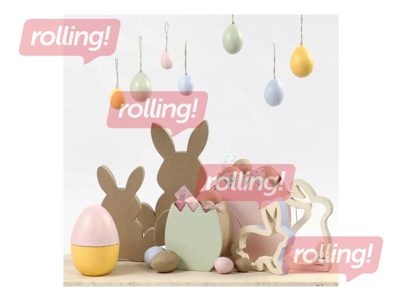 Decorative eggs, 6 pcs.