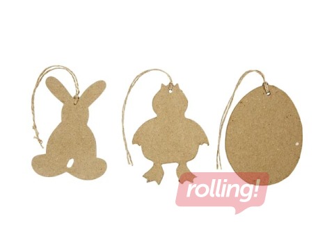 Easter Ornaments, 6 pcs.