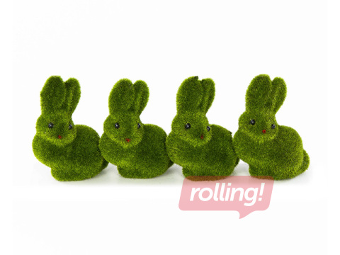 Dekoratīvs samta trusis, 1gab., 8cm